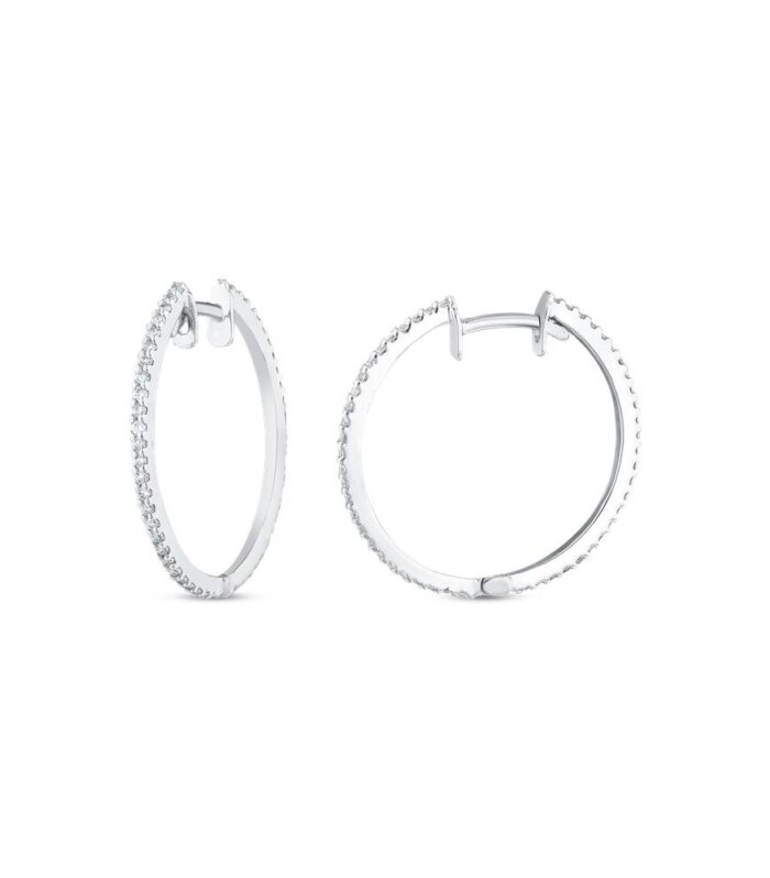 0.36 Karat Pırlanta Halka Küpe