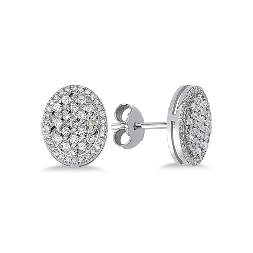 0.37 Karat Pırlanta Fantezi Küpe