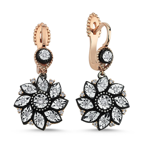 0.39 Karat Venüs Elmas Küpe