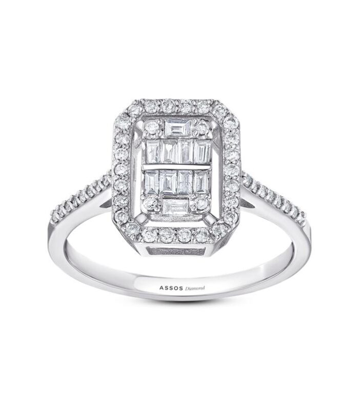 0.41 Karat Baget Pırlanta Yüzük