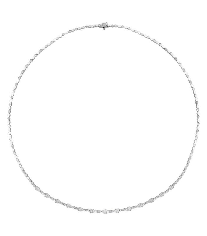 0.48 Karat Baget Taşlı Pırlanta Gerdanlık