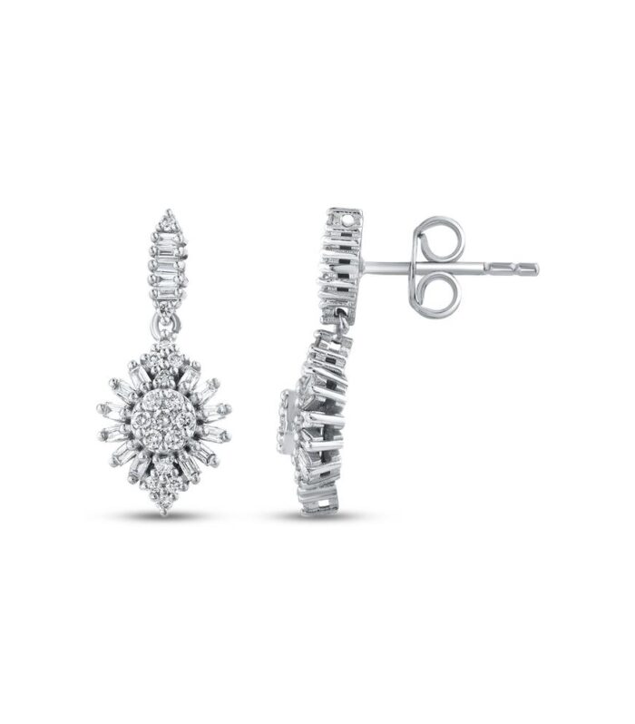 0.48 Karat Pırlanta Fantezi Küpe