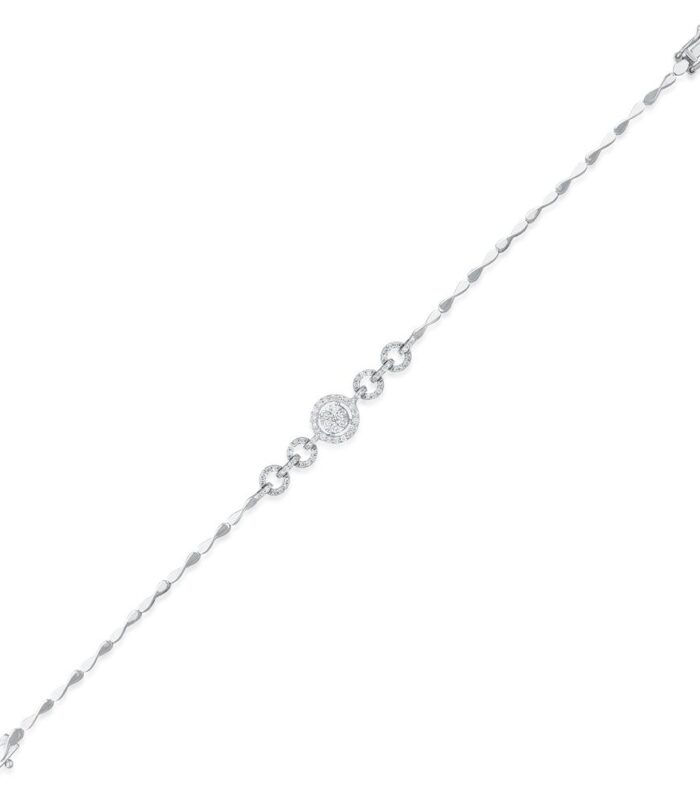 0.49 Karat Pırlanta Tasarım Bileklik