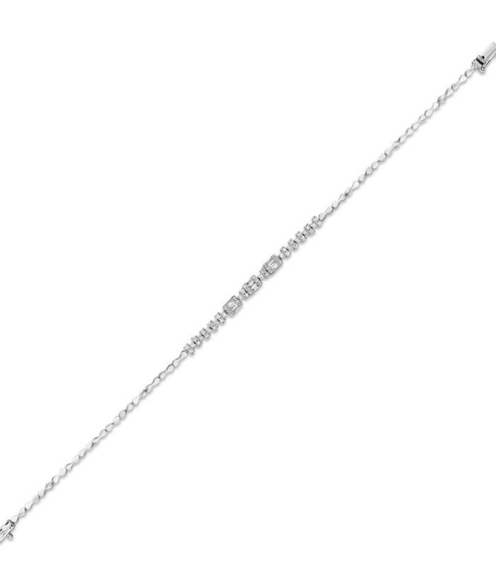 0.50 Karat Baget Taşlı Pırlanta Bileklik