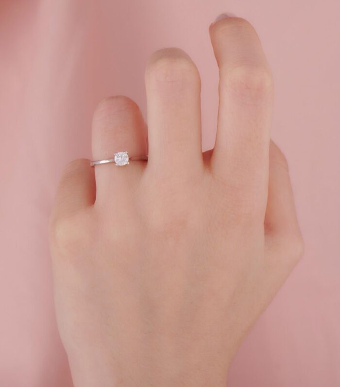 0.53 Karat Pırlanta Tektaş Yüzük