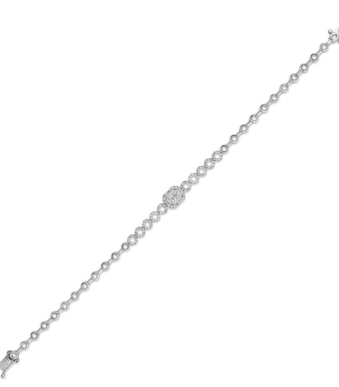 0.56 Karat Baget Taşlı Pırlanta Bileklik