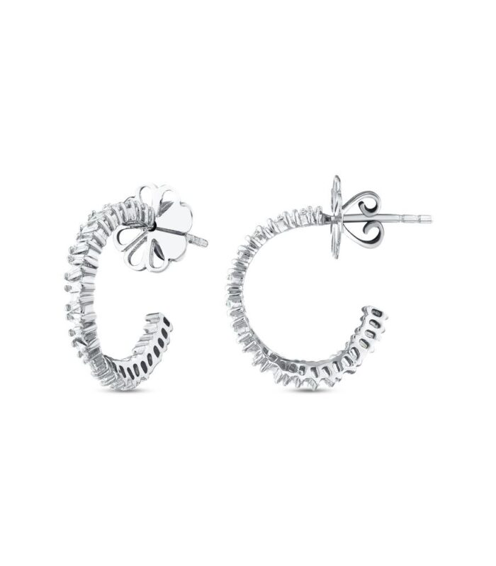 0.56 Karat Pırlanta Halka Küpe