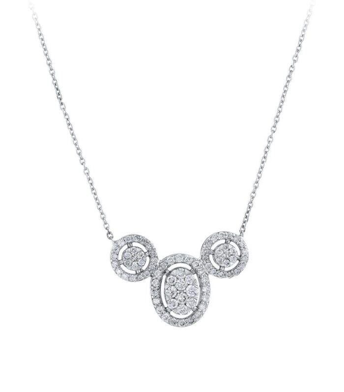 0.57 Karat Pırlanta Tria Kolye