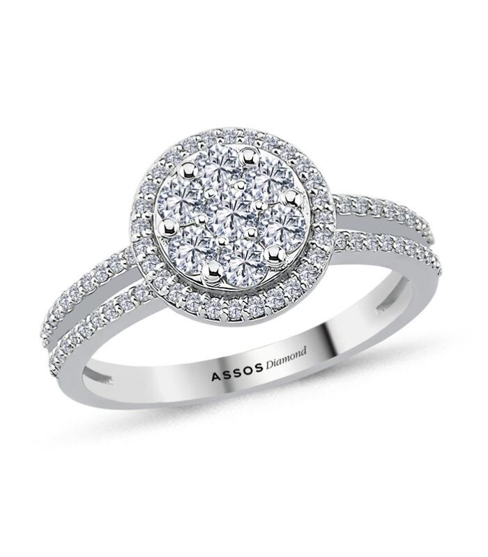 0.64 Karat Pırlanta Fantezi Yüzük