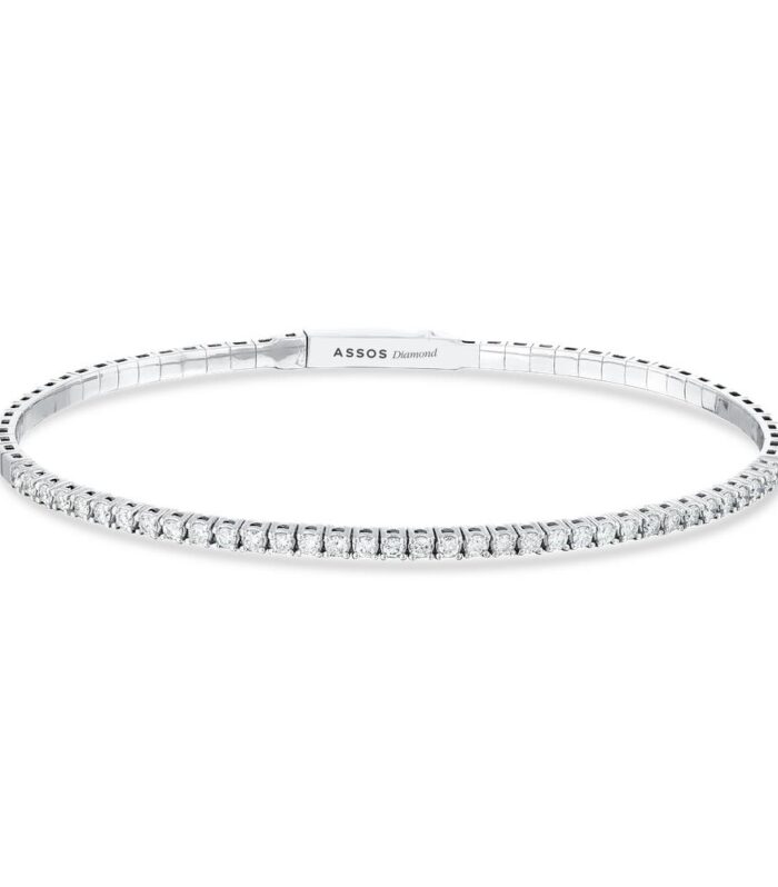 0.65 Karat Pırlanta Su Yolu Bileklik