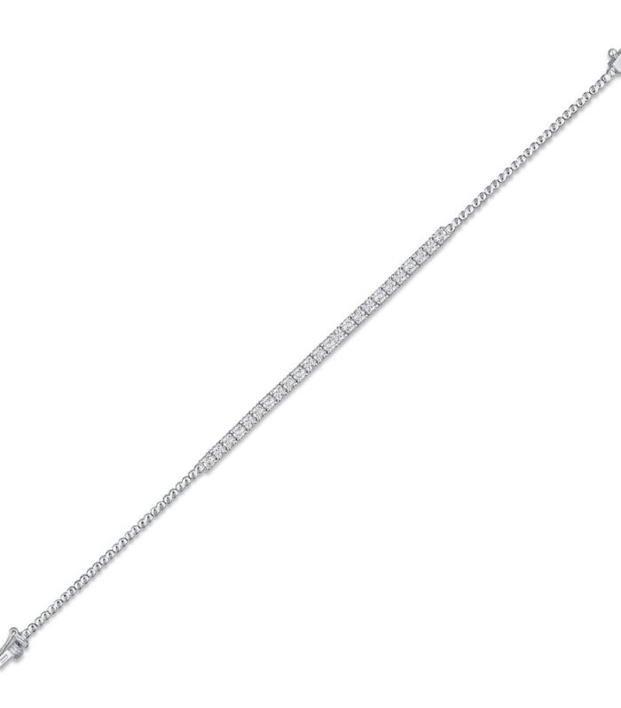 0.65 Karat Pırlanta Su Yolu Bileklik