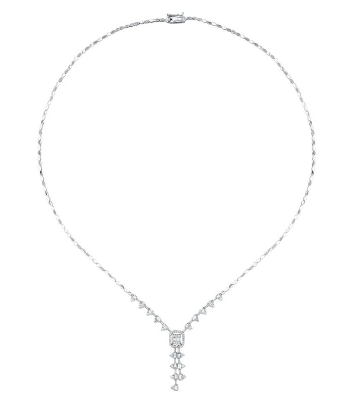 0.66 Karat Baget Taşlı Pırlanta Gerdanlık