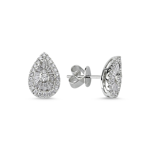 0.70 Karat Pırlanta Fantezi Küpe