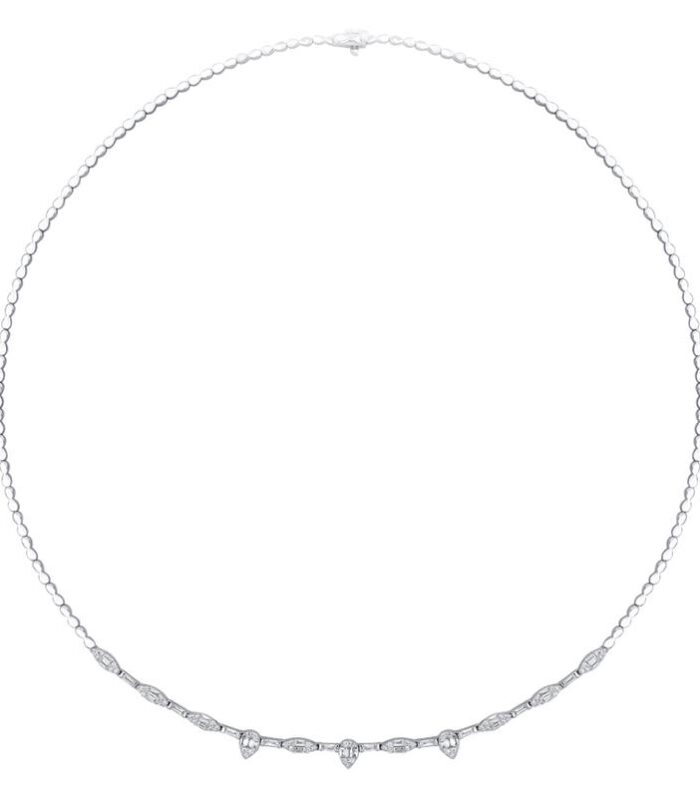 0.71 Karat Baget Taşlı Pırlanta Gerdanlık