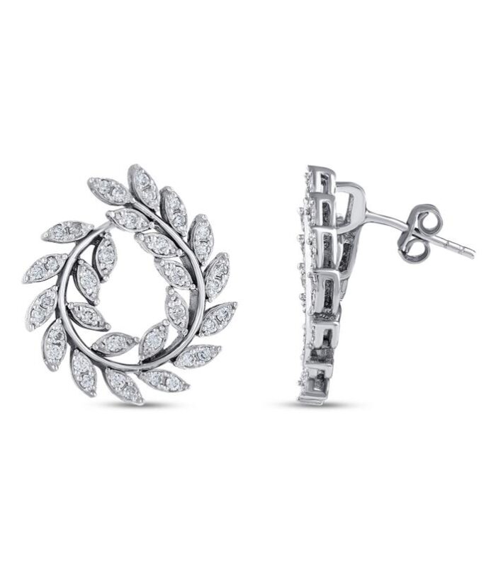 0.82 Karat Pırlanta Fantezi Küpe