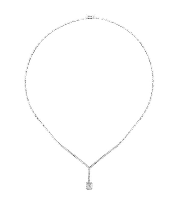 0.85 Karat Baget Pırlanta Gerdanlık