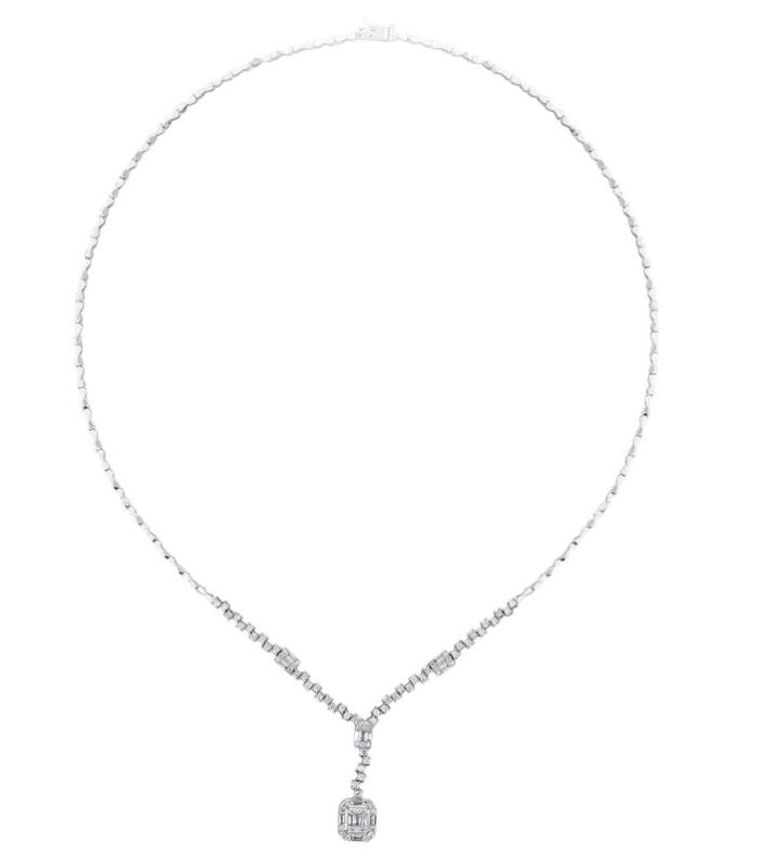 0.89 Karat Baget Pırlanta Gerdanlık