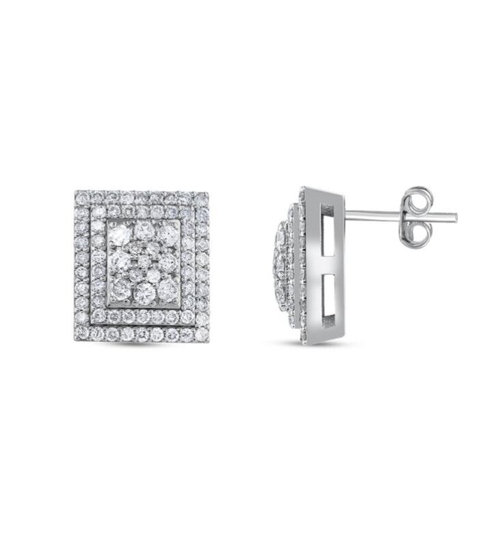 0.93 Karat Pırlanta Fantezi Küpe