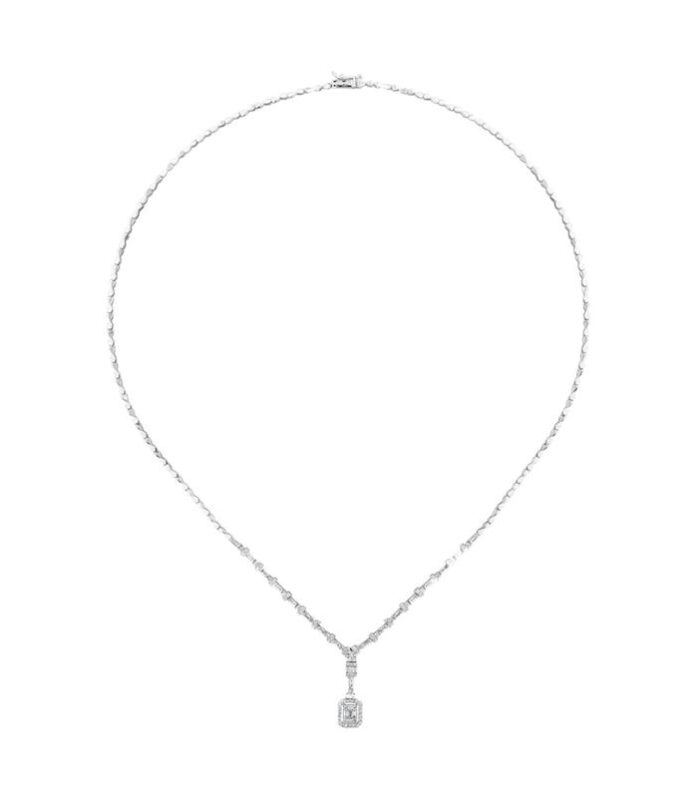 0.95 Karat Baget Pırlanta Gerdanlık