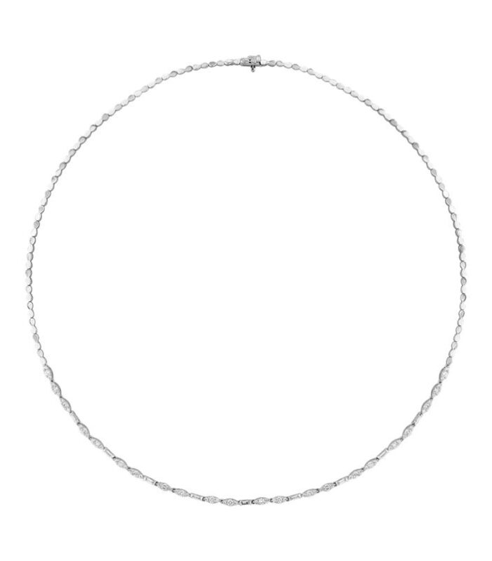 1.00 Karat Baget Taşlı Pırlanta Gerdanlık