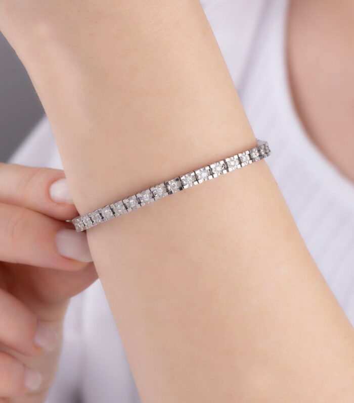 1.04 Karat Pırlanta Fantazi Bileklik