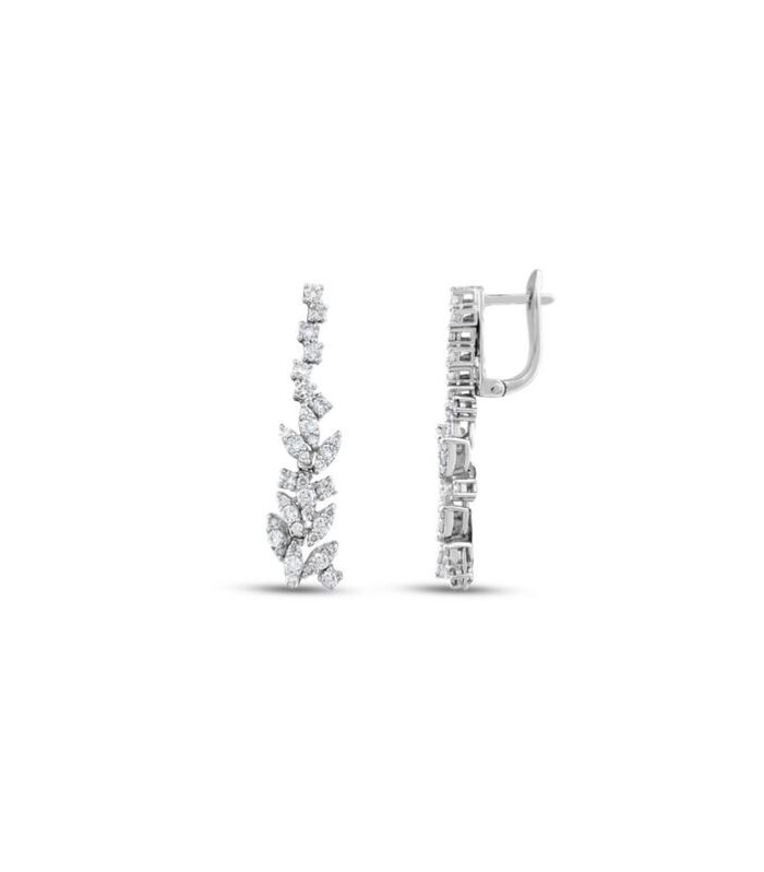 1.08 Karat Pırlanta Fantezi Küpe