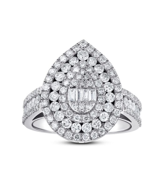 1.31 Karat Baget Taşlı Pırlanta Yüzük