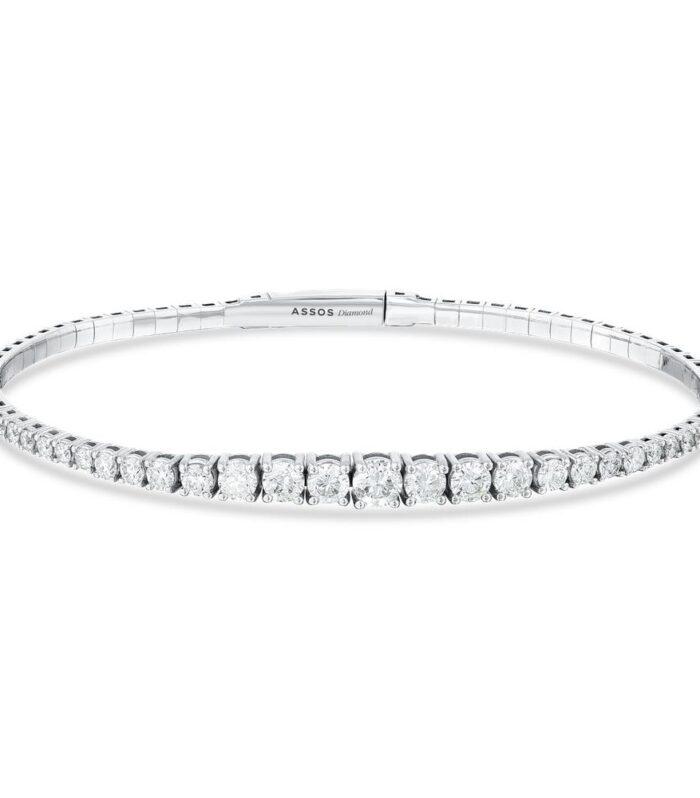 1.80 Karat Pırlanta Su Yolu Bileklik