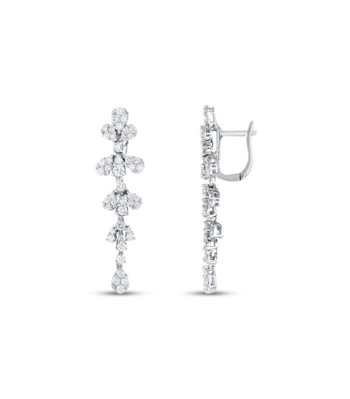 2.20 Karat Pırlanta Fantezi Küpe