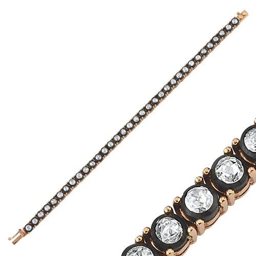 2.30 Karat Elmas Su Yolu Bileklik