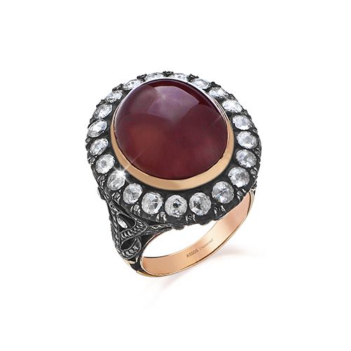 2.43 Karat Yakut Taşlı Elmas Yüzük