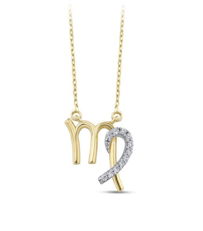 Altın Başak Burç Kolye