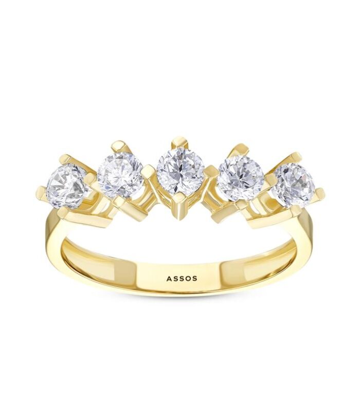 Altın Beştaş Yüzük