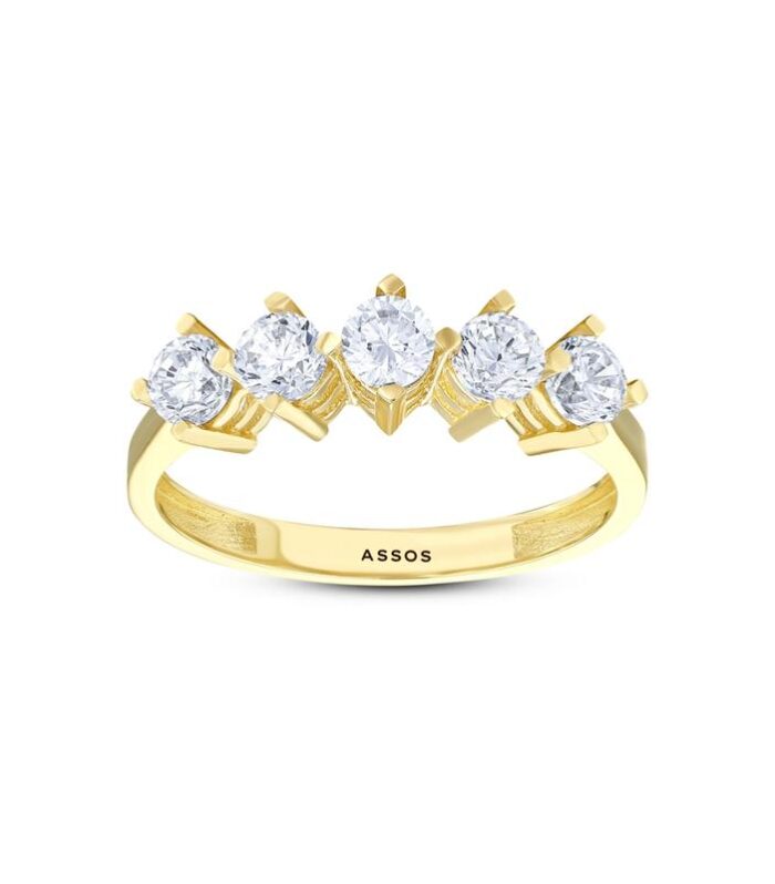 Altın Beştaş Yüzük