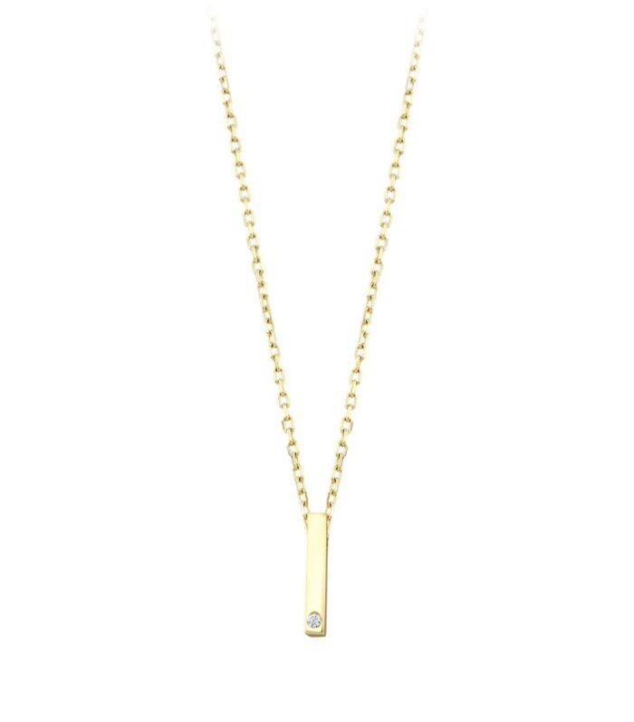 Altın I Harf Kolye