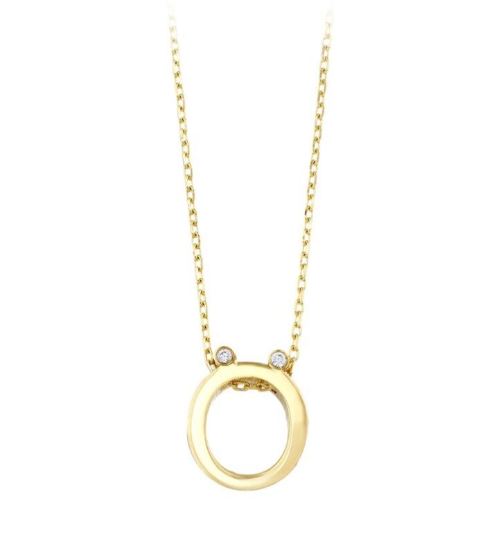 Altın Ö Harf Kolye