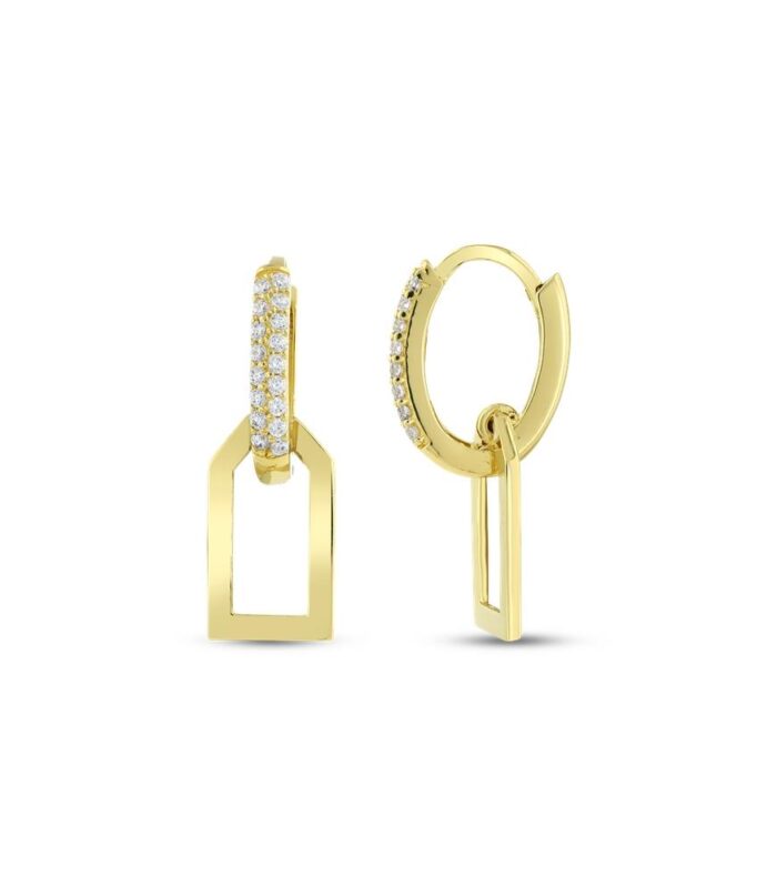 Altın Tasarım Küpe