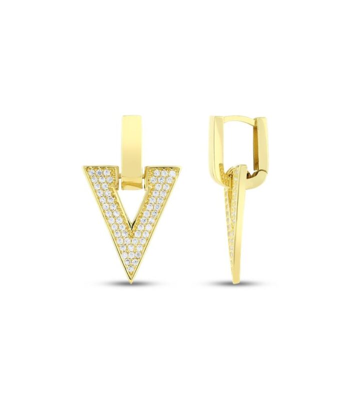 Altın Tasarım Küpe