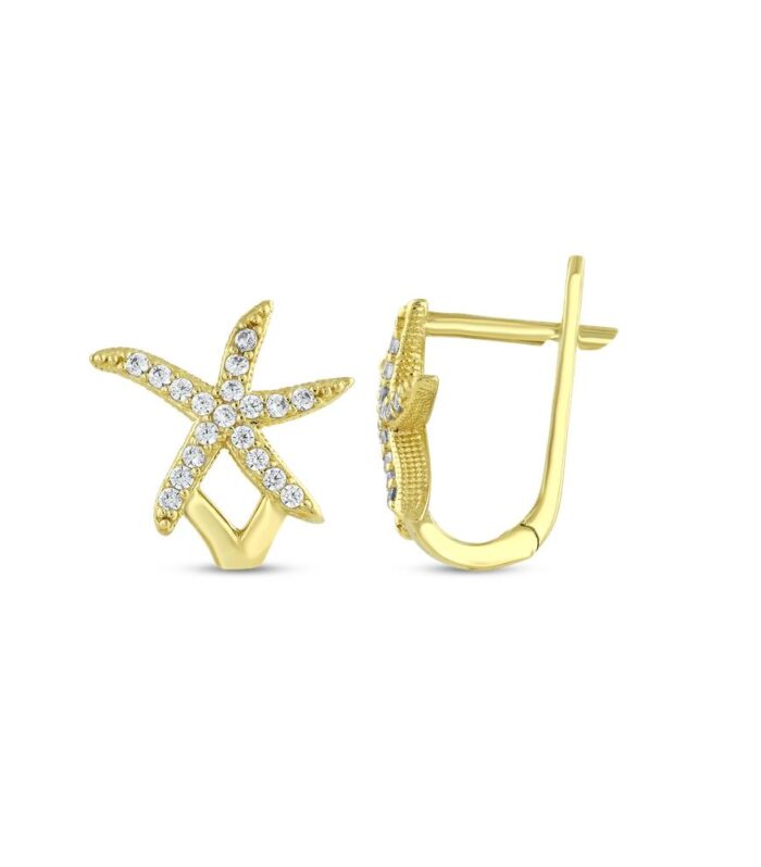 Altın Tasarım Küpe