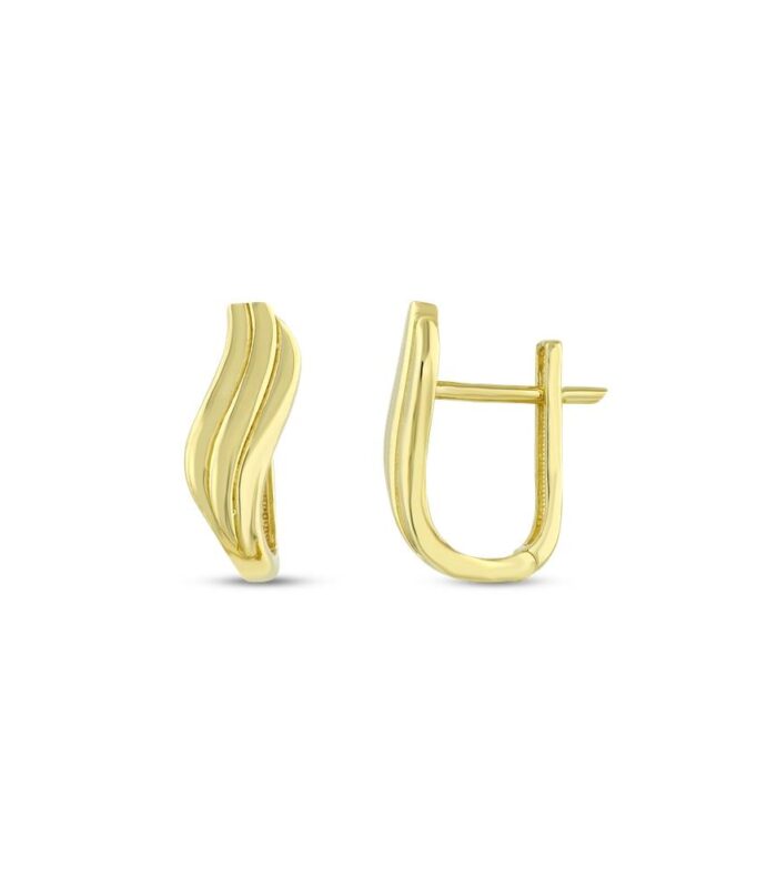 Altın Tasarım Küpe