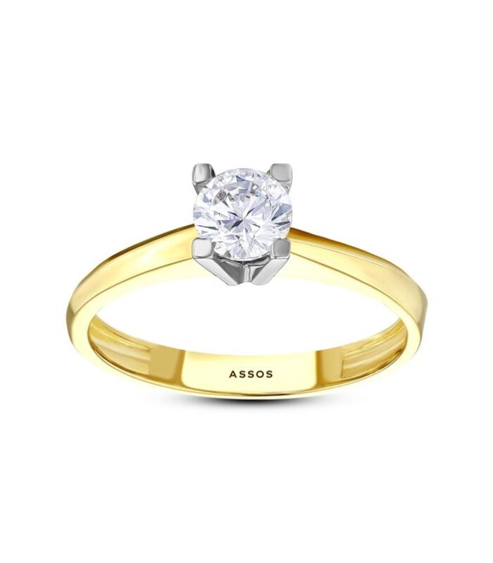 Altın Tektaş Yüzük