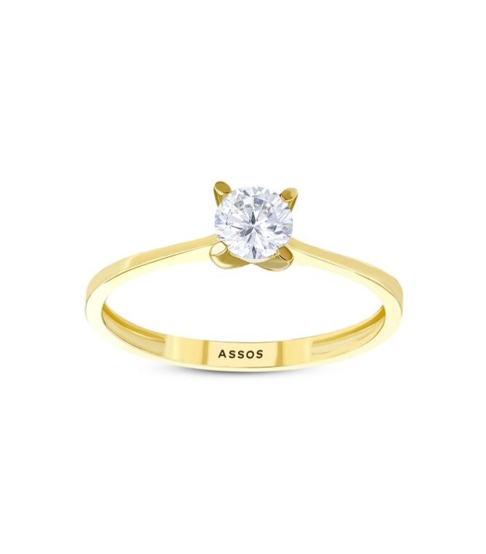 Altın Tektaş Yüzük