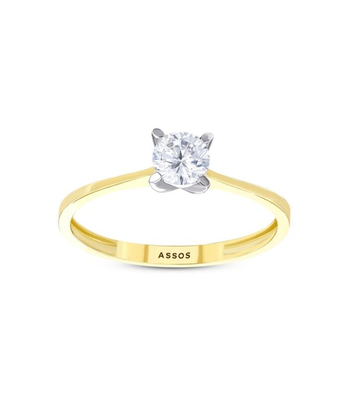 Altın Tektaş Yüzük