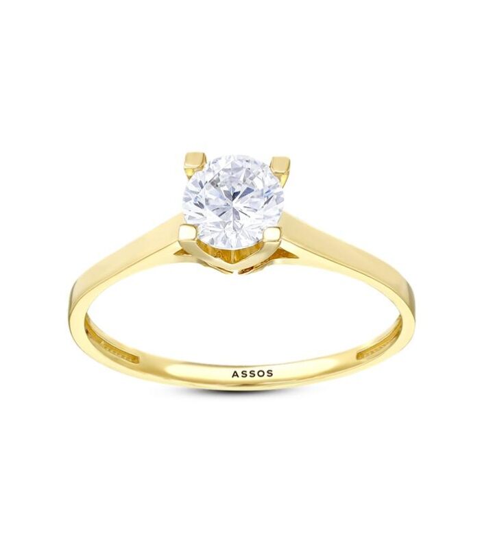 Altın Tektaş Yüzük