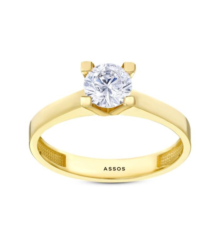 Altın Tektaş Yüzük