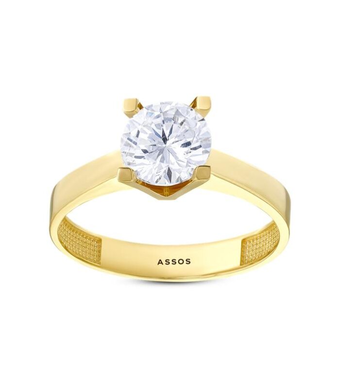 Altın Tektaş Yüzük