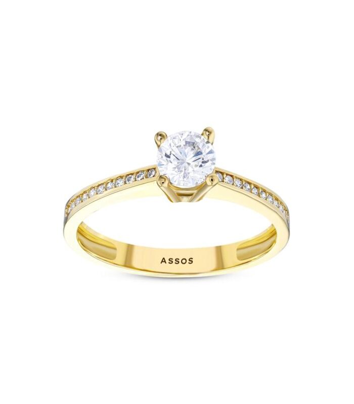 Altın Tektaş Yüzük