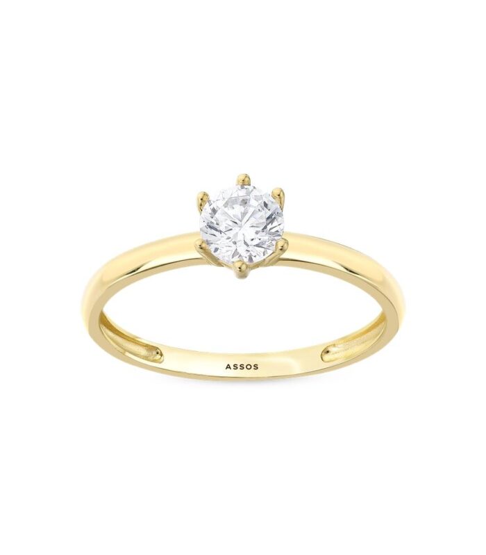 Altın Tektaş Yüzük