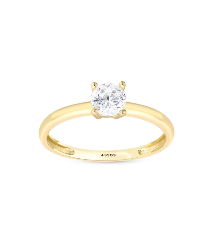 Altın Tektaş Yüzük