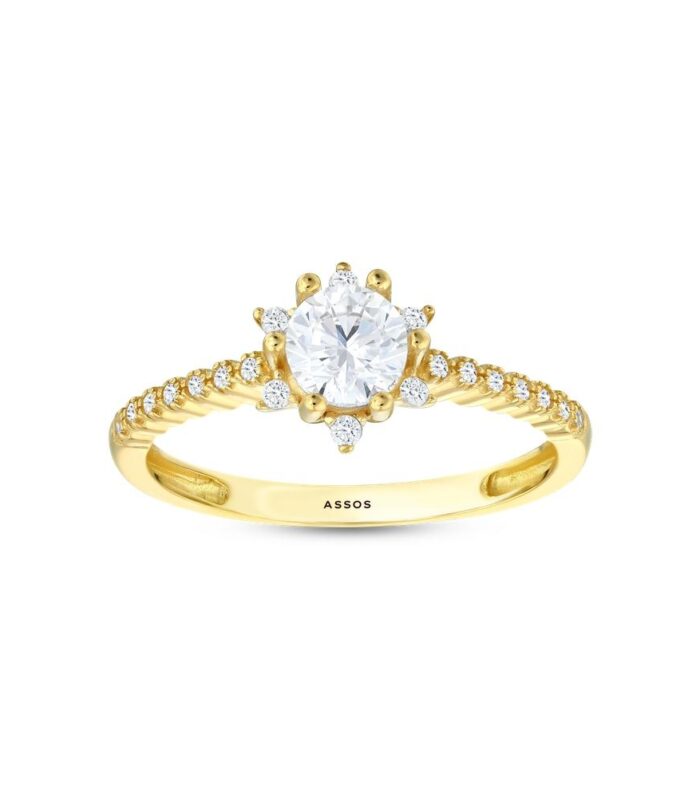 Altın Tektaş Yüzük